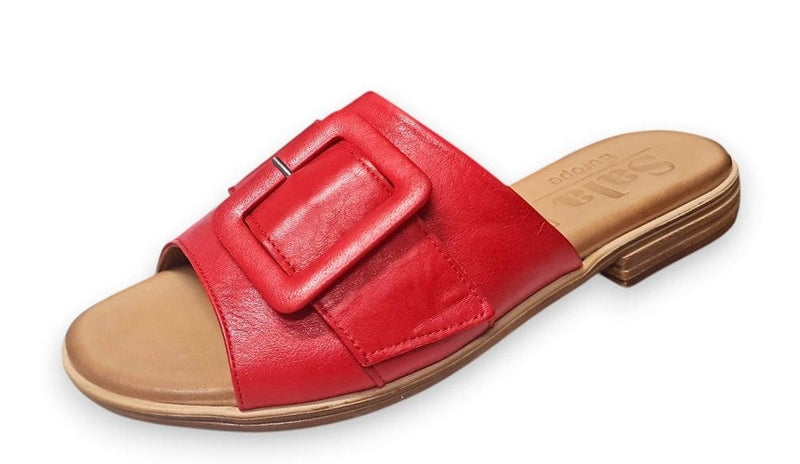 Load image into Gallery viewer, Sala Womens Miley Slides - Blood Red
