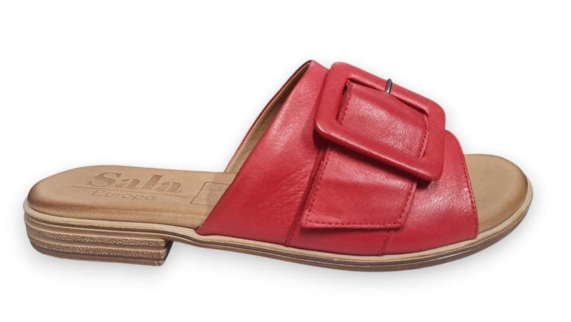 Load image into Gallery viewer, Sala Womens Miley Slides - Blood Red
