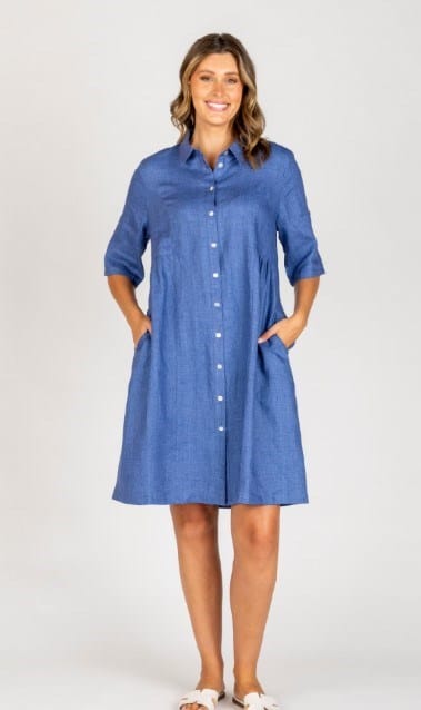 Maglia Womens Lux Bec Buttoned Dress