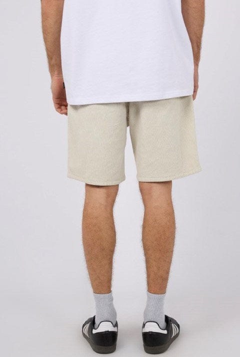Silent Theory Mens Cord Short - Chalk