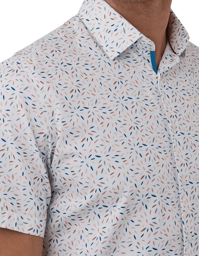 Load image into Gallery viewer, Cambridge Mens Portsea Modern Fit Short Sleeve Shirt - White
