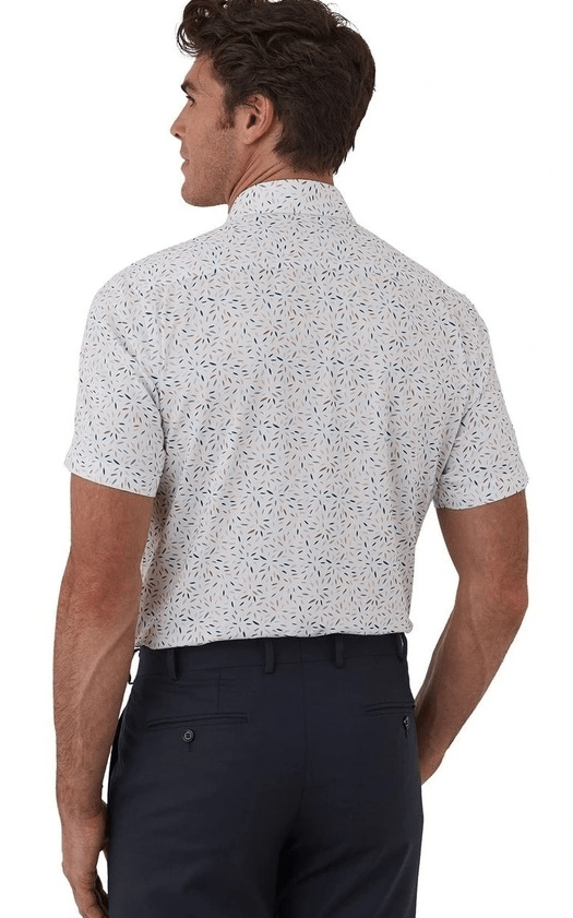 Load image into Gallery viewer, Cambridge Mens Portsea Modern Fit Short Sleeve Shirt - White

