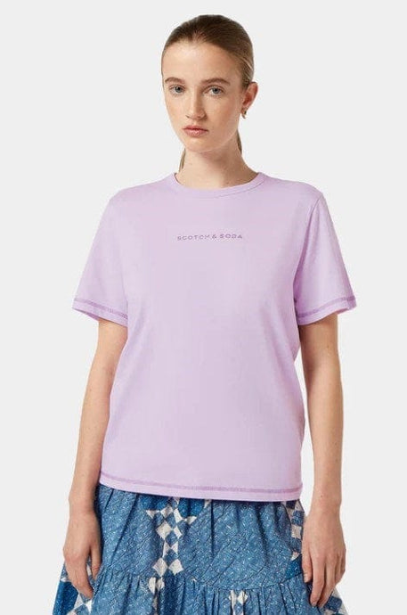 Scotch & Soda Womens Flatlock T-Shirt