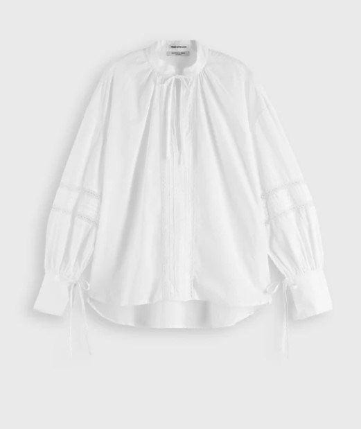 Scotch & Soda Womens Lace Tunic Top