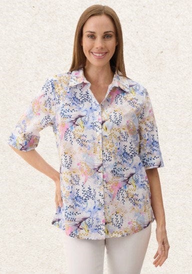 Bellflower Elbow Sleeve Length Shirt