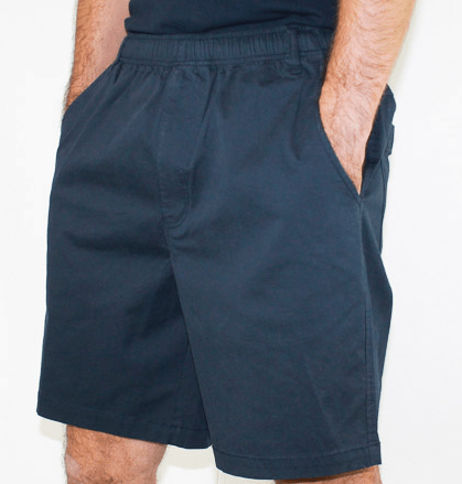 Back Bay Cotton Mens Elastic Bedford Short