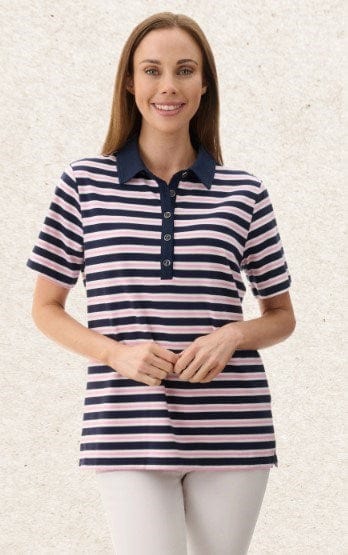 Givoni Womens Pansy Stripe Polo