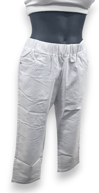 Load image into Gallery viewer, Sportswave Womens Denim Capri Short Leg Jeans - White
