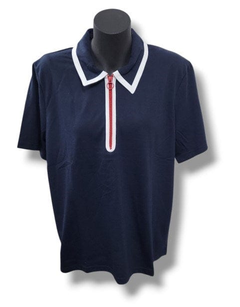 Givoni Womens Contrast Zip Polo