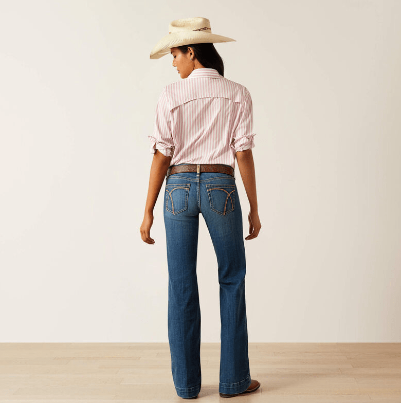 Load image into Gallery viewer, Ariat Womens Mid Rise Hasley Slim Trouser Jeans
