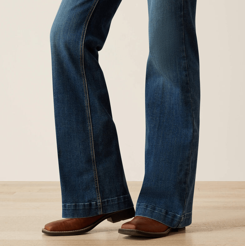 Load image into Gallery viewer, Ariat Womens Mid Rise Hasley Slim Trouser Jeans
