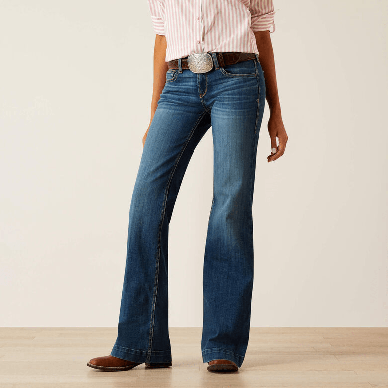Load image into Gallery viewer, Ariat Womens Mid Rise Hasley Slim Trouser Jeans
