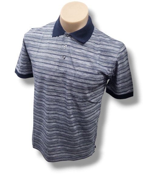 Back Bay Mens Cotton Pinfeat Polo