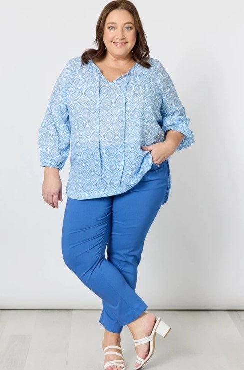 Gordon Smith Womens Mosaic Print Top