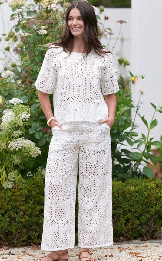Foil Womens Juicy Detail Pant - White Flower