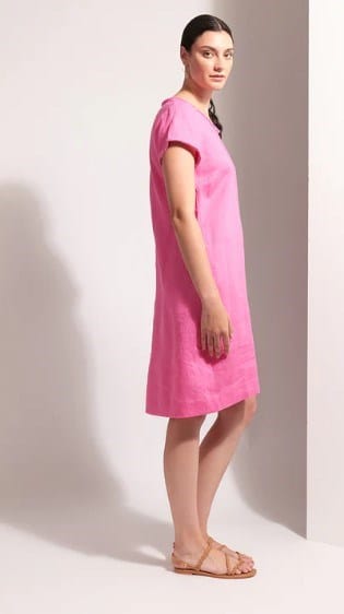 Load image into Gallery viewer, Foil Womens Festival Dress - Hot Pink
