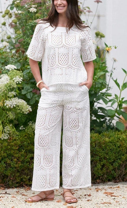 Foil Womens Juicy Detail Pant - White Flower