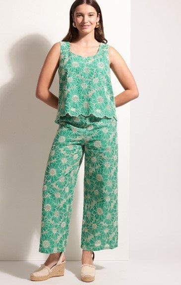 Foil Womens Juicy Detail Pant - Green Flower