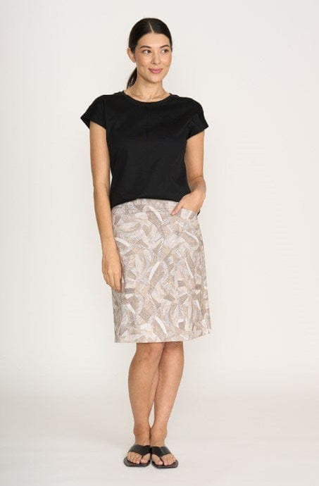 Foil Womens Instrumental Top - Black