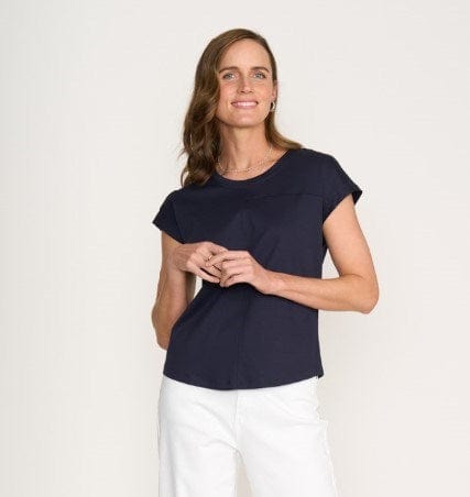Foil Womens Instrumental Top - True Navy