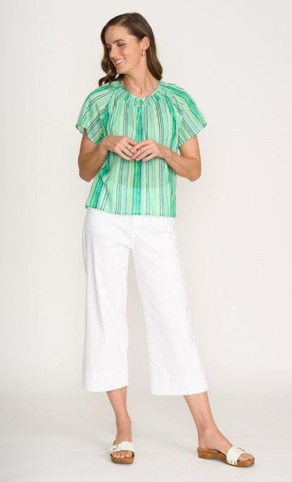 Foil Womens Jean Queen Crop