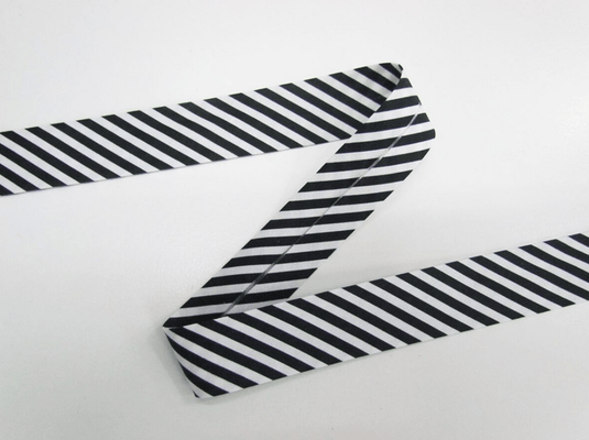 Two Green Zebras 25mm Bias Binding