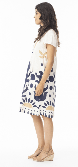 Load image into Gallery viewer, Orientique Womens Nazca Pockets Dress
