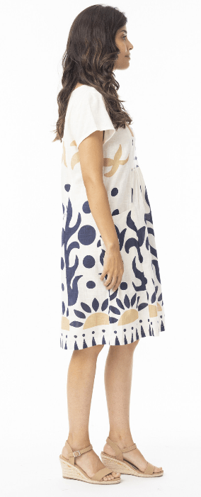 Orientique Womens Nazca Pockets Dress