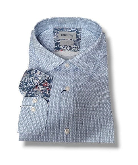 Brooksfield Mens Stretch Performance Shirt