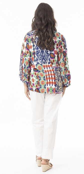 Orientique Womens Buzios V Neck Top