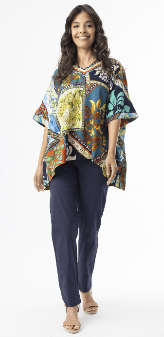 Orientique Womens Cabo Fria V Neck Boxy Top