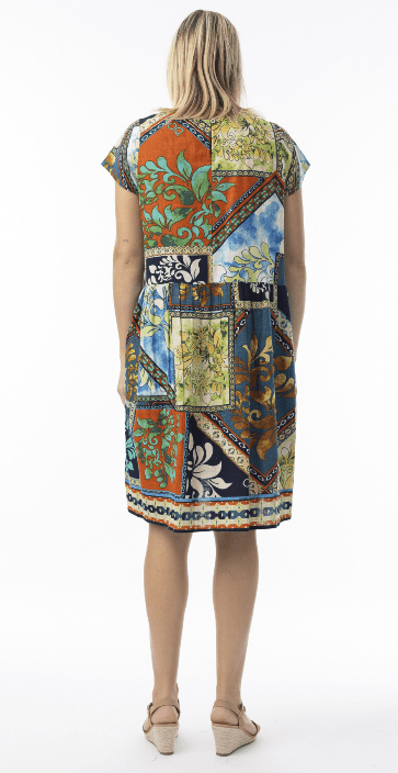 Load image into Gallery viewer, Orientique Womens Cabo Fria Boxy Dress

