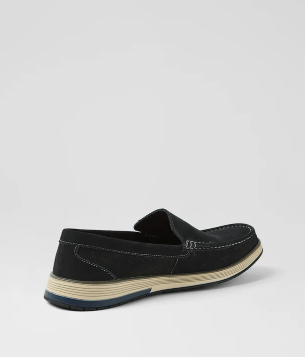 Load image into Gallery viewer, Ferracini Mens Tetley Slip-On Leather Shoe - Marinho
