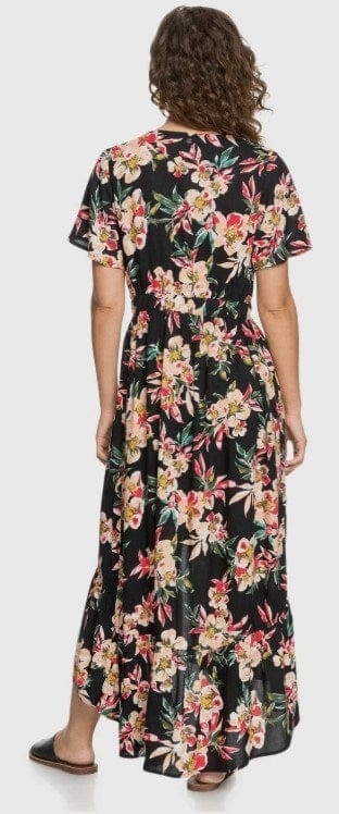 Load image into Gallery viewer, Roxy Women&#39;s NWT Bright Daylight Short Sleeve Maxi Floral Dress
