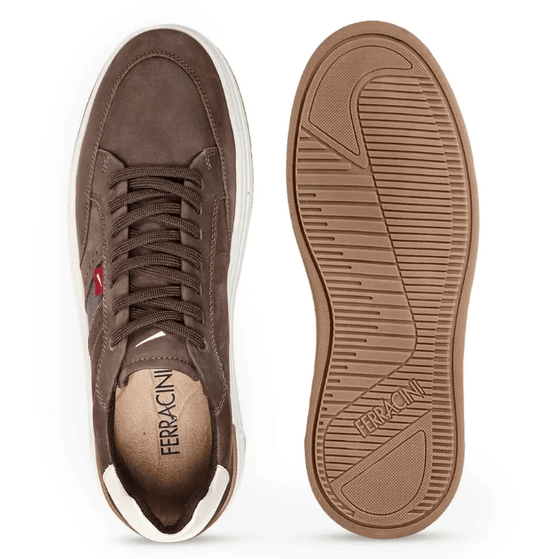 Ferracini Mens Noe Leather Shoe - Tobacco