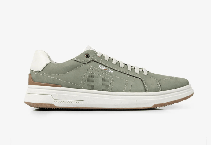 Ferracini Mens Noe Leather Shoe - Verde