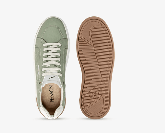 Ferracini Mens Noe Leather Shoe - Verde