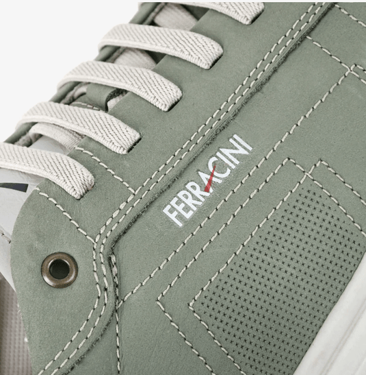 Ferracini Mens Noe Leather Shoe - Verde