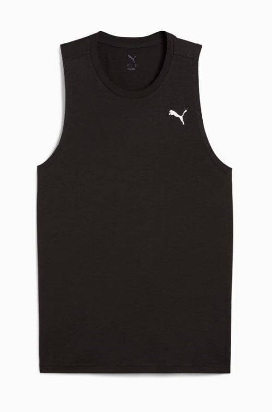 Load image into Gallery viewer, Puma Mens Tad Tech Triblend Sleeveless Tank Puma - Black

