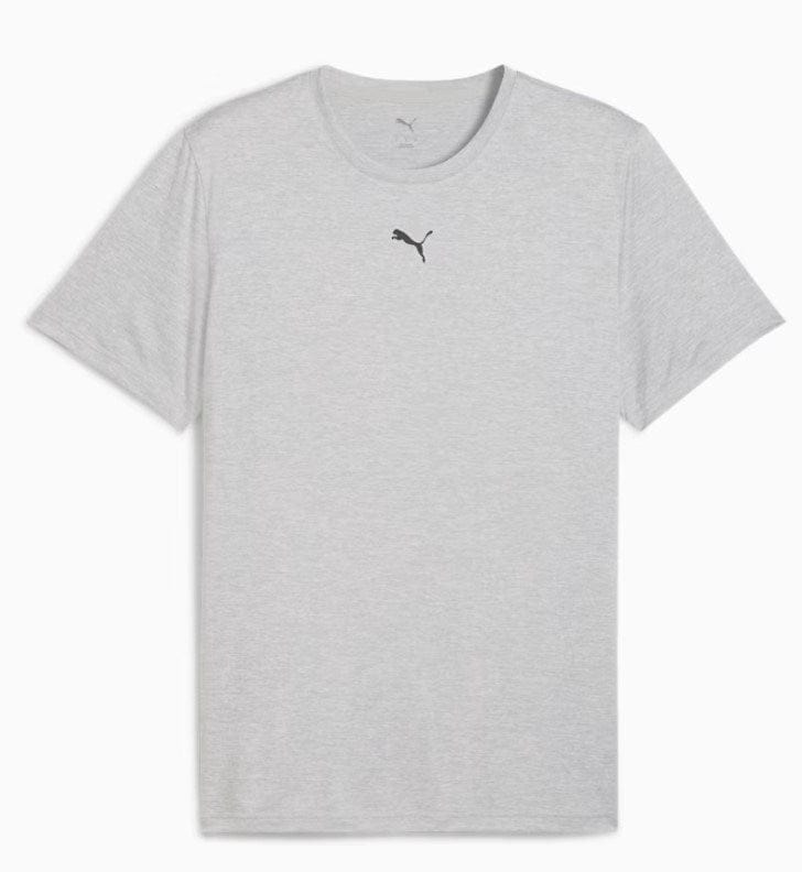 Load image into Gallery viewer, Puma Mens Tad Essentials Heather Cat Tee - Light Gray
