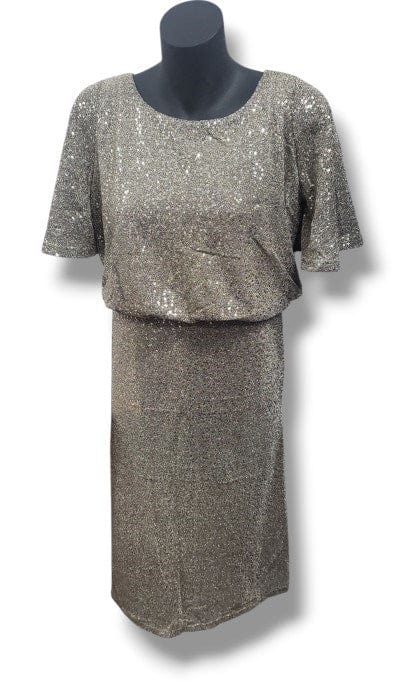 Load image into Gallery viewer, LS Collection Womens Gold Dress
