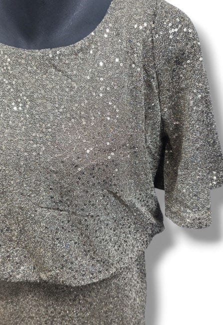 Load image into Gallery viewer, LS Collection Womens Gold Dress
