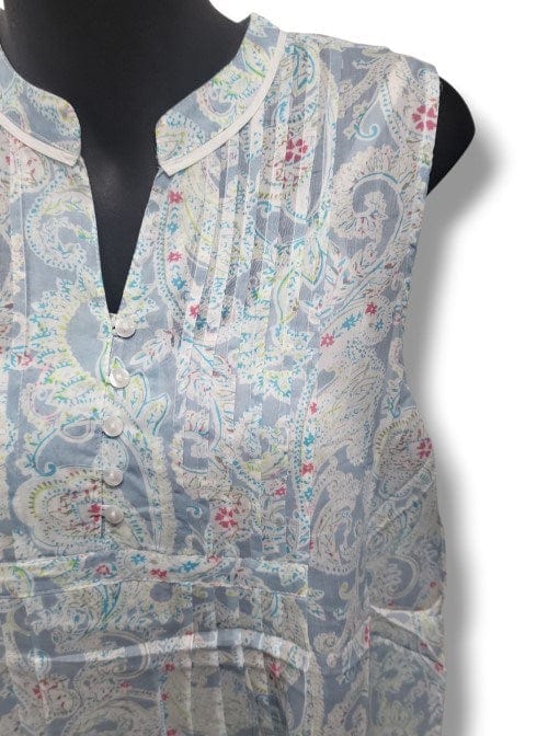 French Country Womens Nighte Short 100 Vintage Paisley