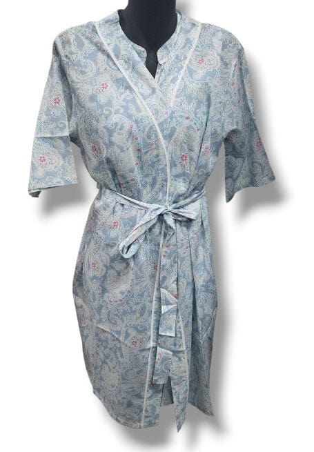 French Country Womens Robe Elbow 105 Vintage Paisley