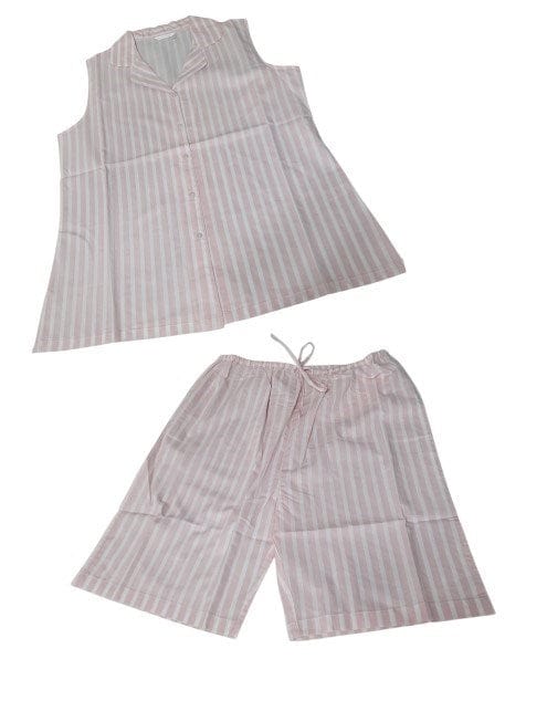 French Country Womens Pyjamas Short Knee Hampton Stripe