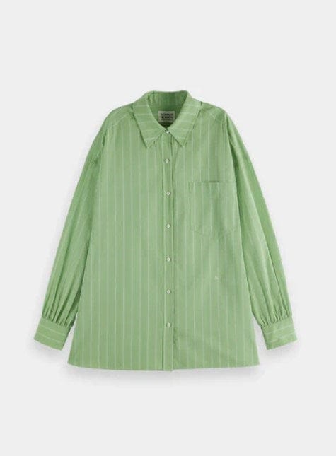 Load image into Gallery viewer, Scotch &amp; Soda Womens Striped Girlfriend Shirt
