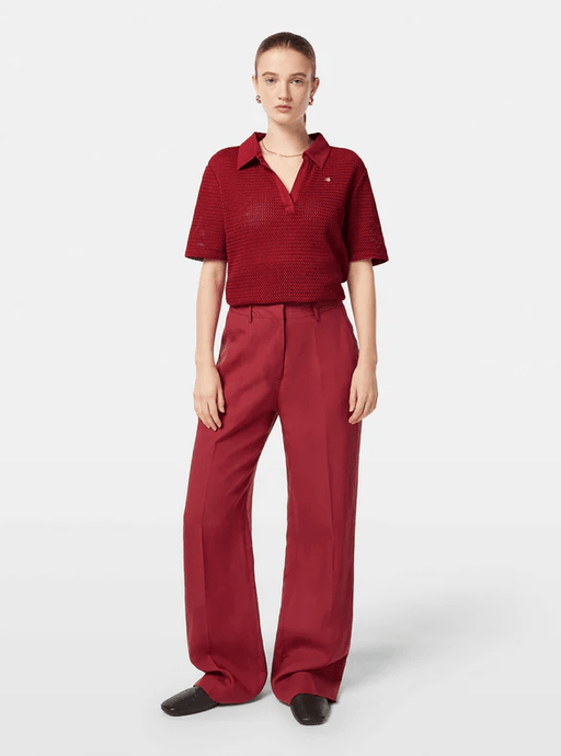 Scotch & Soda Womens Crochet Polo