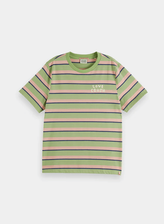 Load image into Gallery viewer, Scotch &amp; Soda Womens  Yarn Dye Stripe Regular Fit Tee
