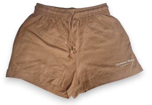 Champion Womens Leg Graphic Jersey Huntington Beach Short - Sand