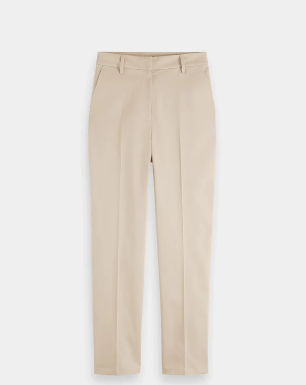 Load image into Gallery viewer, Scotch &amp; Soda Womens  Mid Rise Tapered Chino
